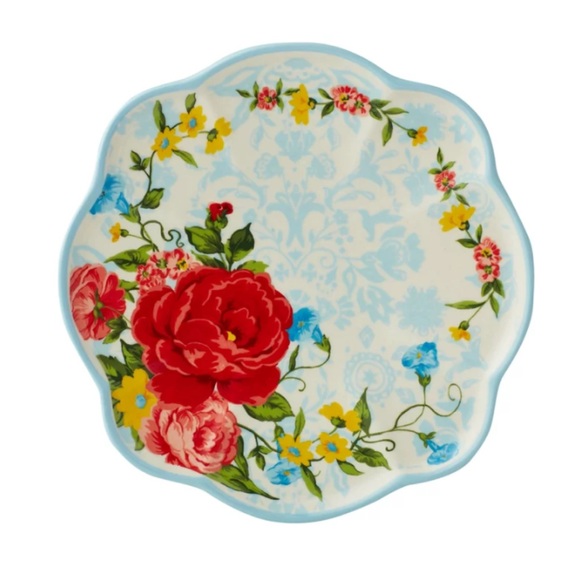 The Pioneer Woman Floral Medley Appetizer Plates 4 total - Picture 5 of 6